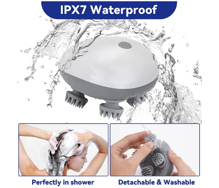 Rechargeable Waterproof Scalp Massager™ – Relax, Refresh & Rejuvenate